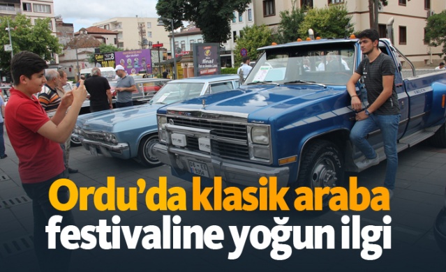 Ordu’da klasik araba festivaline yoğun ilgi 1