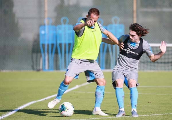 Trabzonspor Akşam antrenmanını tamamladı: iki grup halinde sürdü 12