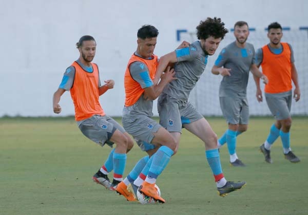 Trabzonspor Akşam antrenmanını tamamladı: iki grup halinde sürdü 20
