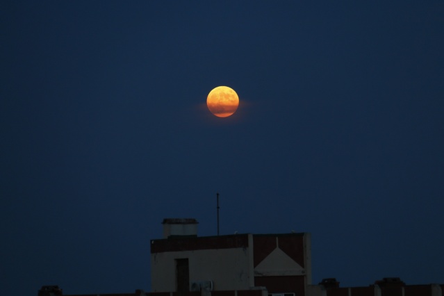 Parçalı ay tutulması böyle görüntülendi! 4