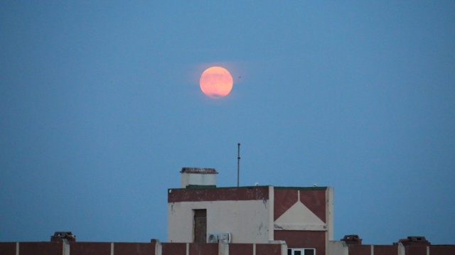 Parçalı ay tutulması böyle görüntülendi! 8