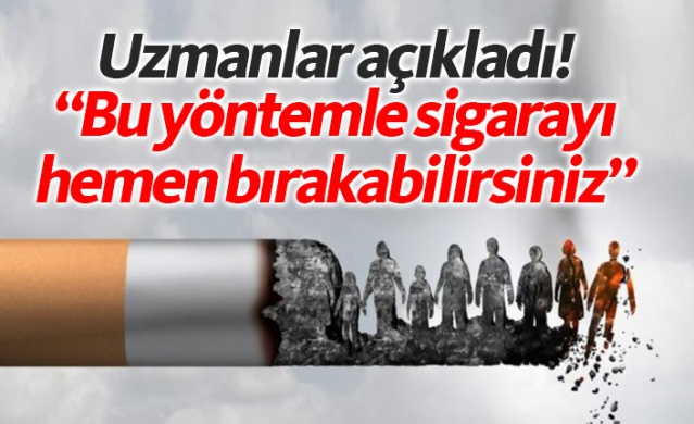 Uzmanlar açıkladı! Bu yöntem sigarayı bıraktırıyor 1
