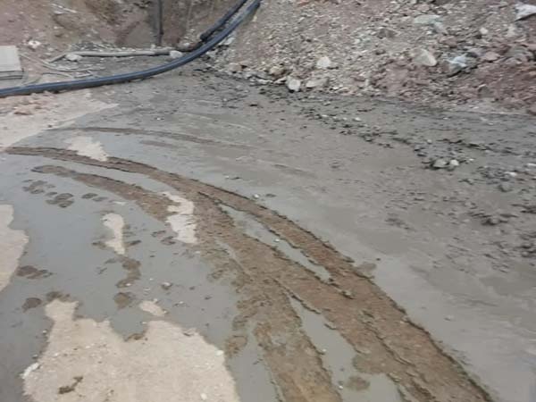 Gümüşhane’de maden işletmesinin atık borusu patladı 9