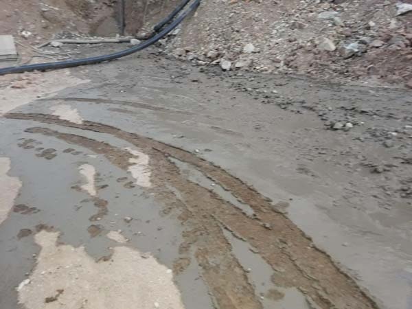 Gümüşhane’de maden işletmesinin atık borusu patladı 10