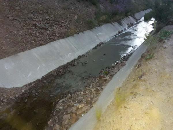 Gümüşhane’de maden işletmesinin atık borusu patladı 7