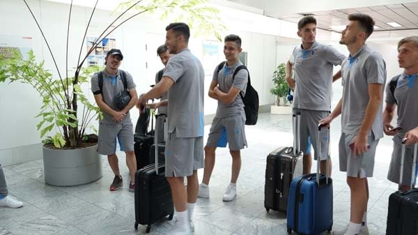 Trabzonspor'a Linz'de coşkulu karşılama 6