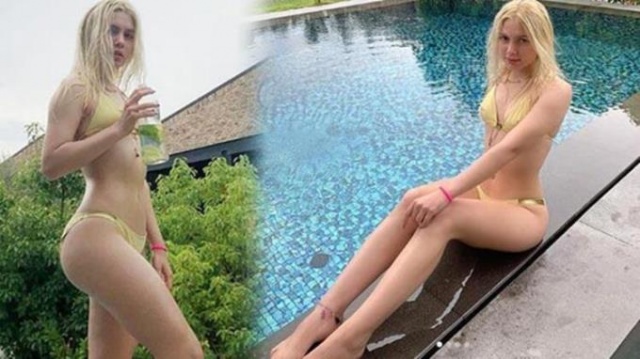 Aleyna Tilki tatilde yakalandı 8