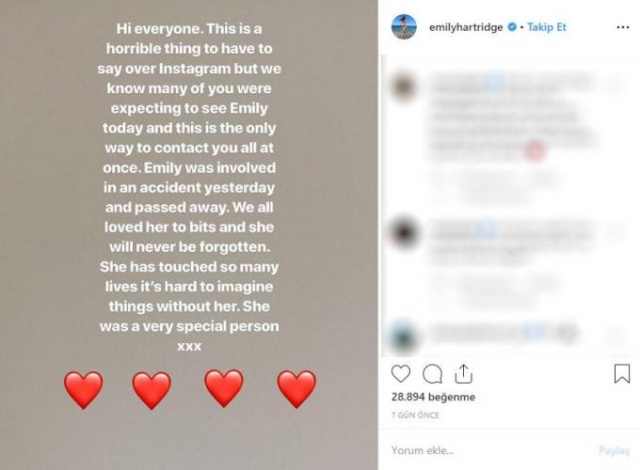 Emily Hartridge'nin ölümünde korkunç detay 8