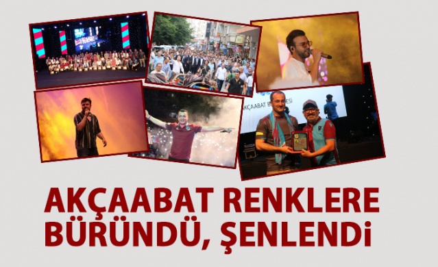 Akçaabat renklere büründü, şenlendi 1