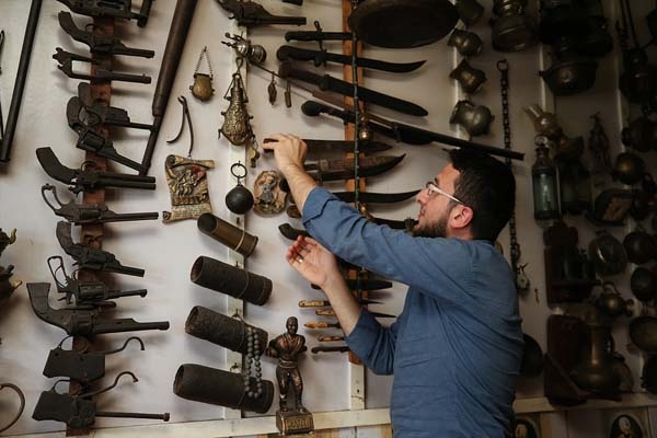 Trabzon'da çay ocağındaki "köy müzesi" 4