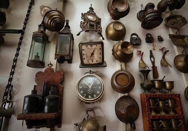 Trabzon'da çay ocağındaki "köy müzesi" 5