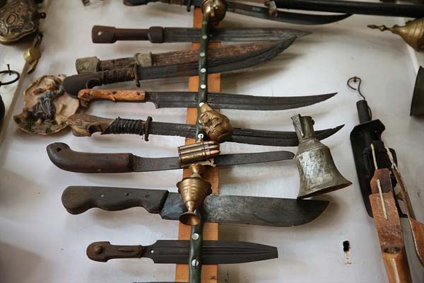 Trabzon'da çay ocağındaki "köy müzesi" 7