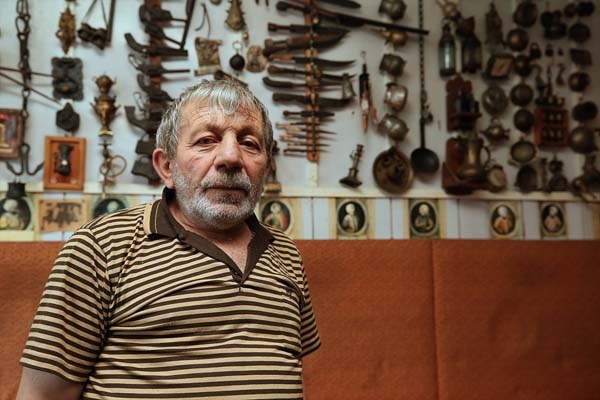 Trabzon'da çay ocağındaki "köy müzesi" 9