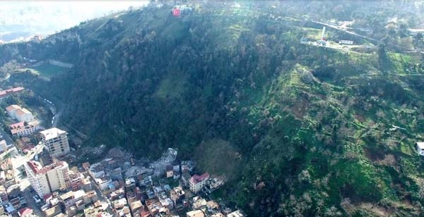 Doğal sit alanı Boztepe'de tünel ve yol inşaatına tepki 7