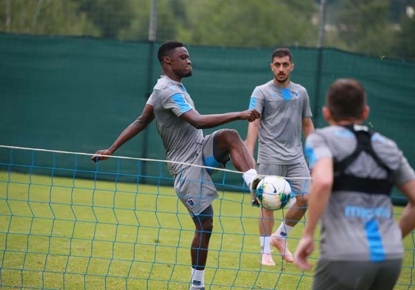 Trabzonspor  Linz'de akşam antremanını tamamladı. 28 Temmuz 2019 20