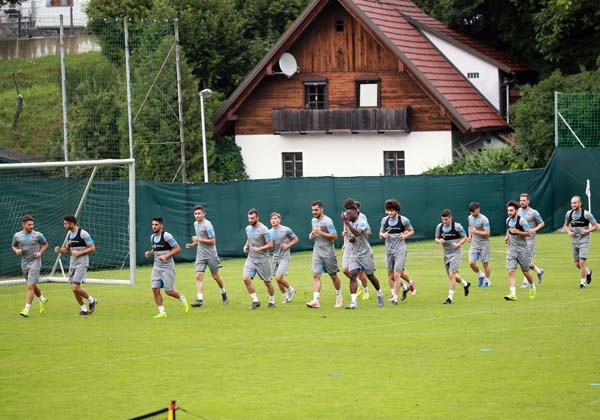 Trabzonspor  Linz'de akşam antremanını tamamladı. 28 Temmuz 2019 6
