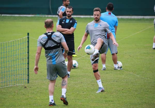 Trabzonspor  Linz'de akşam antremanını tamamladı. 28 Temmuz 2019 14
