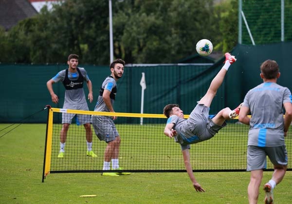 Trabzonspor  Linz'de akşam antremanını tamamladı. 28 Temmuz 2019 2