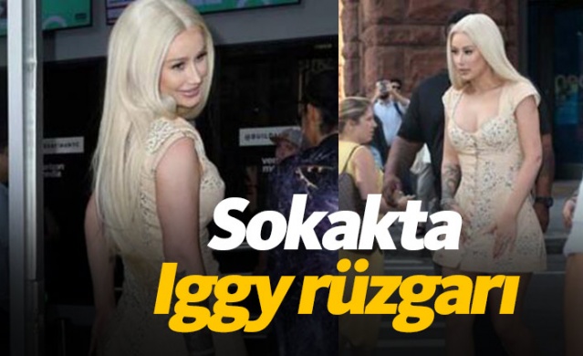 Sokakta Iggy Azalea fırtınası 1