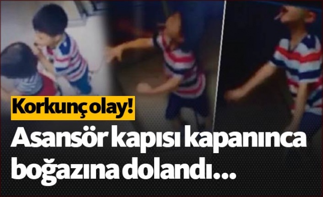 Korkunç olay! Asansörde ölümle burun buruna... 1