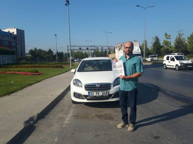 Hız limiti 230'u geçmeyen araca 400 Km'den ceza! 2