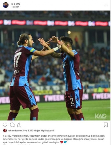 Yusuf Yazıcı'ya takım arkadaşları tek tek veda ediyor 3