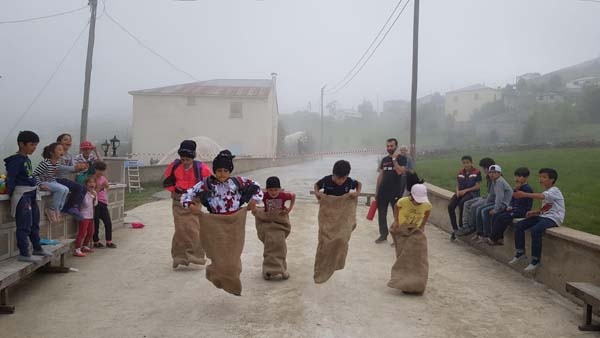 Trabzon'da yaylada spor zamanı 2