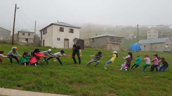 Trabzon'da yaylada spor zamanı 3