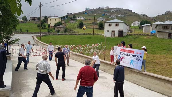 Trabzon'da yaylada spor zamanı 4