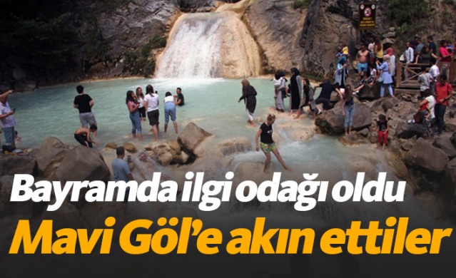 Mavi Göl'e akın ettiler 1