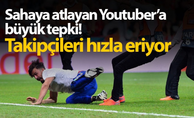 Sahaya atlayan Youtuber  Ali Abdüsselam Yılmaz'a takipçi şoku 1