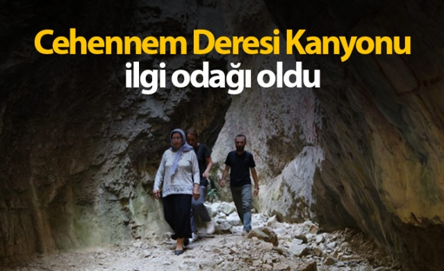 Cehennem Deresi Kanyonu'na bayramda ziyaretçi akını 1