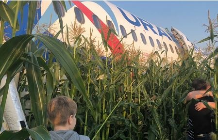 Yolcu uçağı tarlaya acil iniş yaptı 3