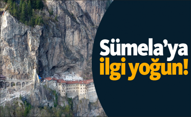 Sümela Manastırı'na ilgi yoğun! 1