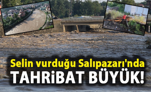 Selin vurduğu Salıpazarı'nda tahribat büyük 1