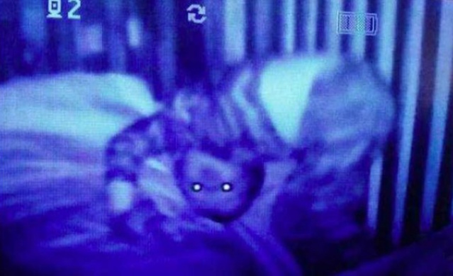 Bebek kamerasındaki korkunç anlar! 17