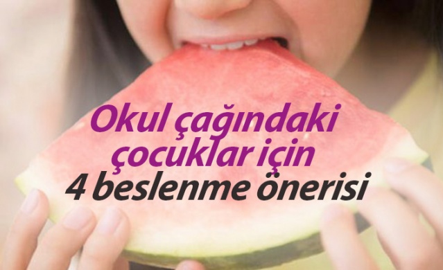 Okul çağındaki çocuklar için 4 beslenme önerisi 1