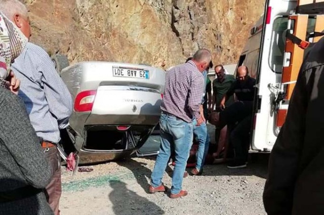 Kürtün’de Yayla Dönüşü Feci Kaza: Otomobil Takla Attı, 4 Yaralı 3