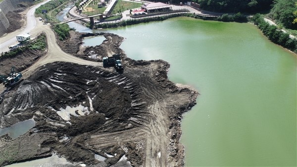 Trabzon'un turizm bölgesi Sera Gölü'nün temizlenmesi 1 yıl sürecek! 6