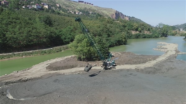 Trabzon'un turizm bölgesi Sera Gölü'nün temizlenmesi 1 yıl sürecek! 9