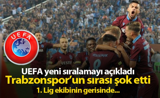 UEFA kulüpler sıralamasını açıkladı 1