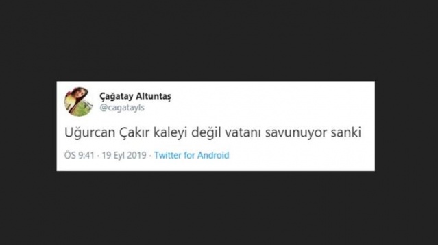 "Uğurcan sanki kaleyi değil vatanı savunuyor" 18