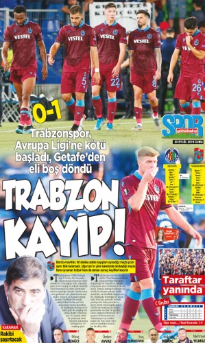 Trabzon Gazetelerinden Getafe manşetleri 5