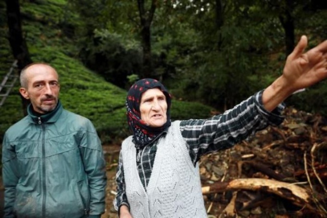 Rize’yi sel vurdu! 2 ev boşaltıldı 6
