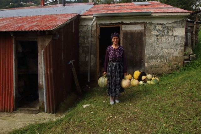 Karadeniz'in cefakar kadınları kışa hazır 11