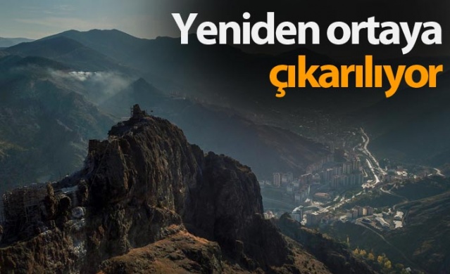 Canca Kalesi’nin surları ortaya çıkarılıyor 1