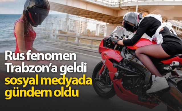 Rus fenomen Tanechka Ozolina Trabzon'a geldi, sosyal medyada gündem oldu 1