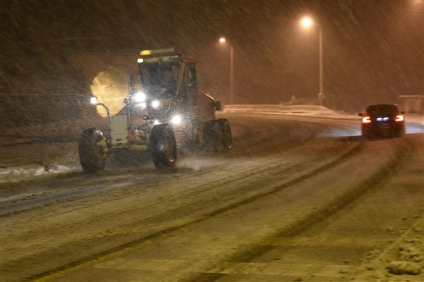 Zigana'da yağan kar sonrası kartopu savaşı! 9