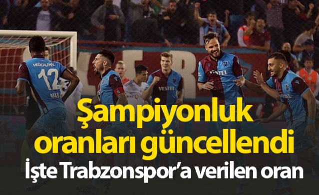 Şampiyonluk oranları güncellendi - 05.11.2019 1