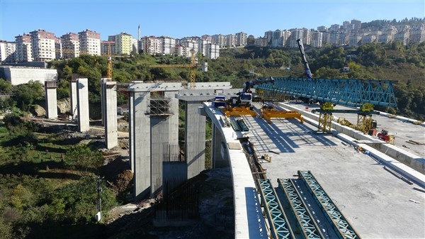 Türkiye'nin en maliyetli şehir içi yolu Trabzon'da 14